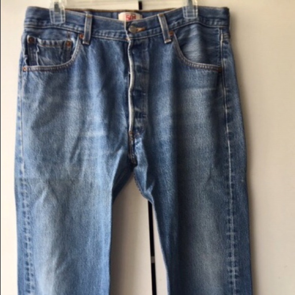 Levi's 501 Button Fly Jeans Size W35 L32